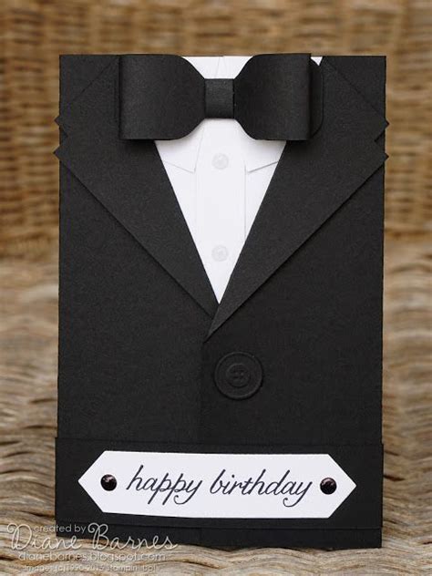 JAI 276   Just add male cards   suited up tutorial | Birthday cards for ...