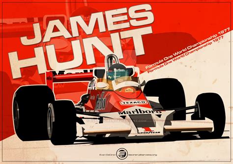 James Hunt   F1 1977 | James hunt, Grand prix art, Grand prix racing