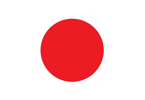 Japan s Flag   GraphicMaps.com