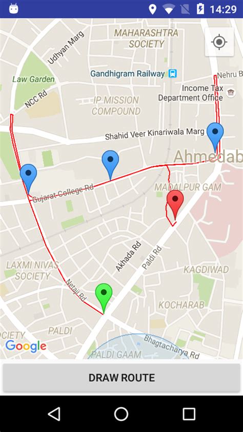 java   How can i draw my own route in google map android ...