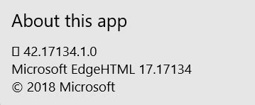 javascript   What version of Microsoft Edge am I using ...