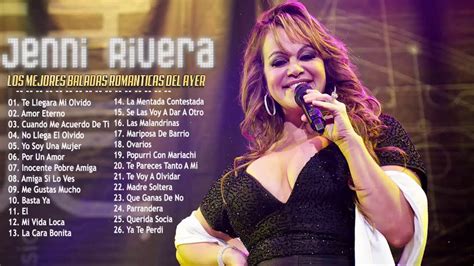 Jenni Rivera Éxitos Sus Mejores Canciones   Jenni Rivera 30 Éxitos ...