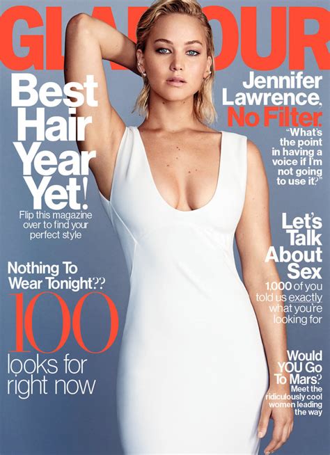 Jennifer Lawrence posa en bikini para Glamour y habla sobre su vida privada