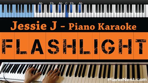 Jessie J   Flashlight   LOWER Key  Piano Karaoke / Sing ...