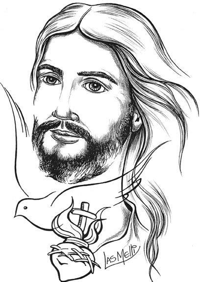jesus dibujo   Buscar con Google | Jesus drawings, Biblical art, Jesus