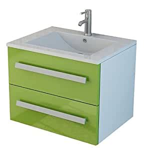 Jet Line Arosa   Mueble de baño con Lavabo en Color Verde ...
