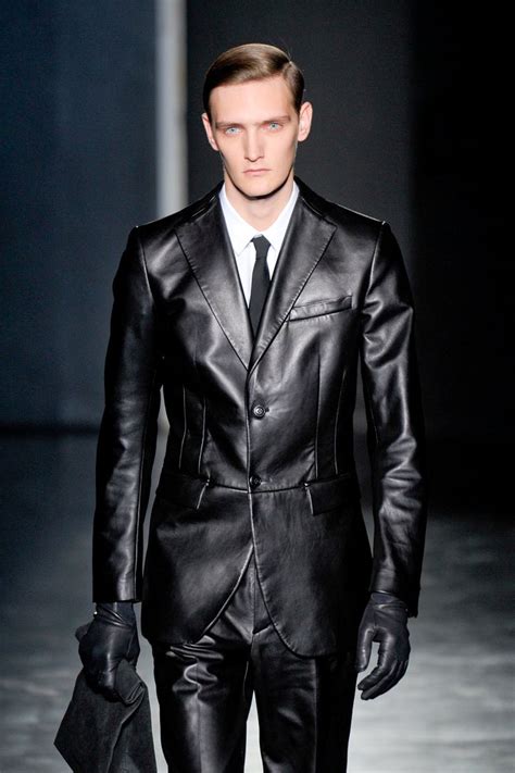 Jil Sander leather suit | Mannenmode
