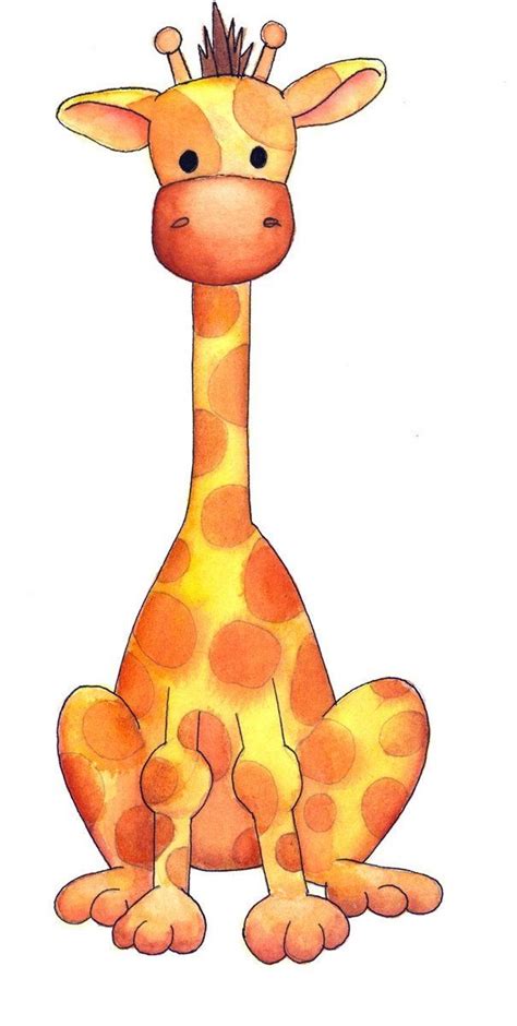 Jirafas animadas   Imágenes Mil | Giraffe art, Giraffe ...