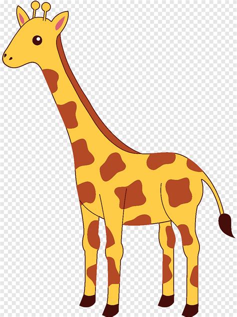 Jirafas bebé, dibujos animados jirafa, mamífero, animales ...