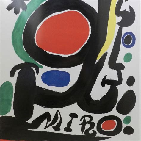 Joan Miró   Cartel exposición Fundación Maeght   Obra ...