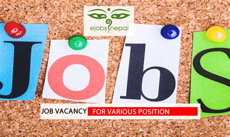 JOB VACANCY FOR VARIOUS POSITION