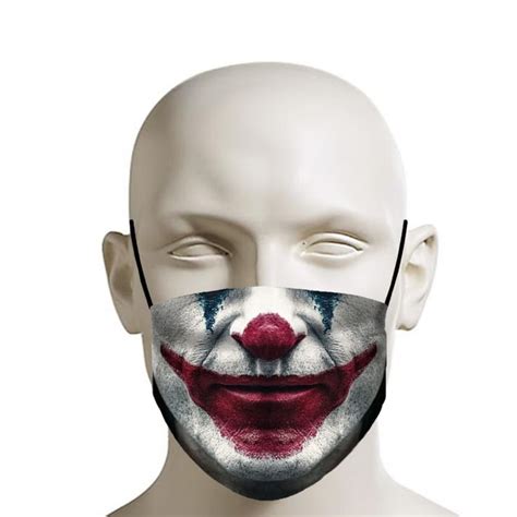 Jocker print medical face mask | Boca de payaso, Máscaras para imprimir ...