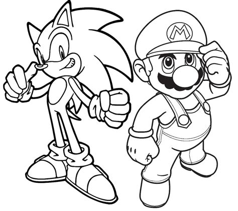 Jogo Pinte Mario E Sonic No Jogos 360 | Jogos pintar ...