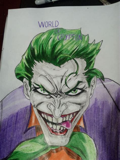 Joker El Guasón Dibujo — Steemkr