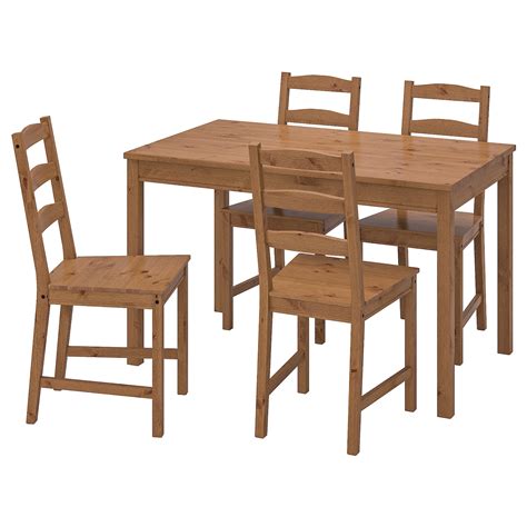JOKKMOKK Table and 4 chairs   antique stain   IKEA