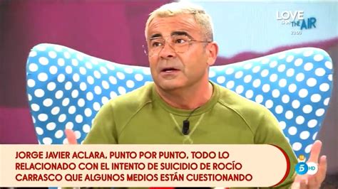 Jorge Javier desmiente el bulo de Losantos, Ana Rosa y El Mundo:  Rocío ...