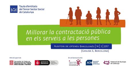 Jornada  Millorar la contractació pública en els serveis a les persones ...