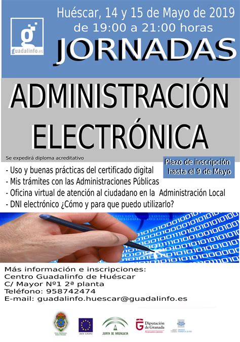 JORNADAS DE ADMINISTRACIÓN ELECTRÓNICA EN HUÉSCAR   Guadalinfo ...