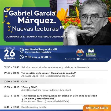 Jornadas de Literatura y Estudios Culturales “Gabriel García Márquez ...