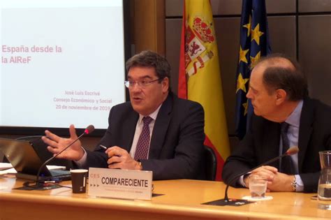 José Luis Escrivá analiza la situación de la inversión pública en ...