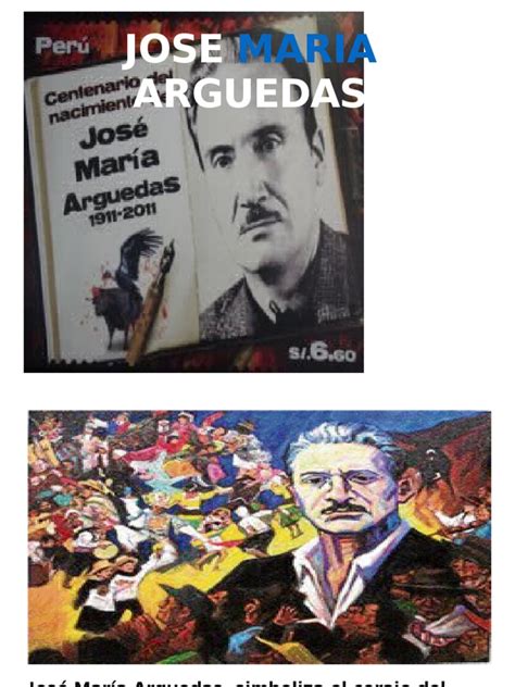 Jose Maria Arguedas Diapositivas | PDF