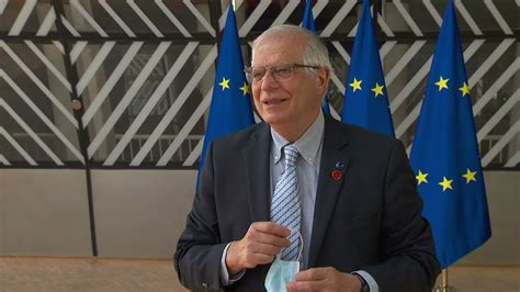 Josep Borrell EU debates with EU Defence Ministers in Brussels, 6 May ...