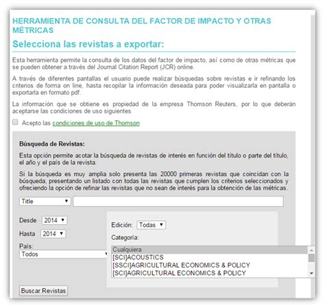 Journal Citation Reports  JCR    Factor de Impacto   Guías de la BUS at ...