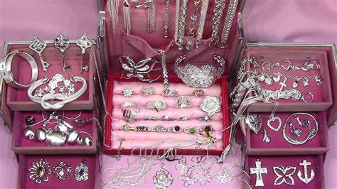 Joyero de moda anillos pulseras cadenas collares colgantes ...