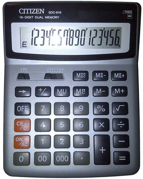 Jual Kalkulator Calculator Citizen SDC 916   Desktop 16 ...