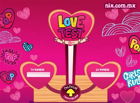 Juego para hacer un test de amor online | Juegos Gratis