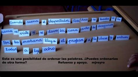 Juegos con las palabras: Segmentación de frases   YouTube