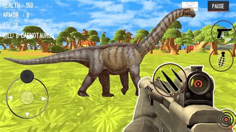 Juegos de Dinosaurios   Dinosaur Hunter Dino City   Video Juegos ...