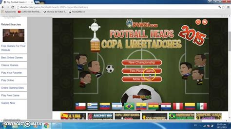 Juegos De Futbol De Cabezones De La Copa Libertadores ...