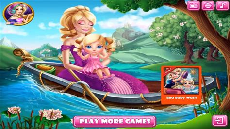juegos para niños de 3 a 6 años   Princesa Barbie Baña a ...