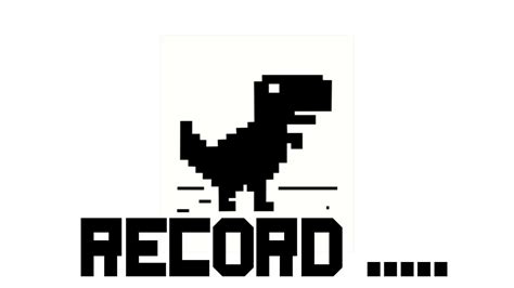jugando dinosaurio  sin hacks |HICE MI RECORD CON EL ...