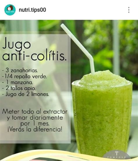 Jugo anti colitis | Healing smoothie, Healthy juices, Healthy drinks