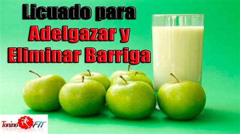Jugo Verde de Manzana para Adelgazar y Eliminar Barriga ...