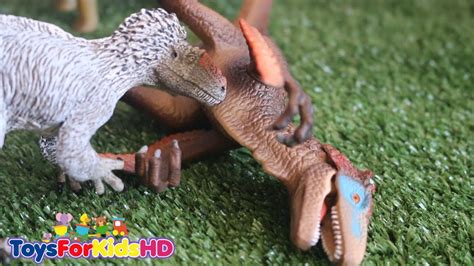 Juguetes de Dinosaurios Videos de Dinosaurios para niños  3 ...