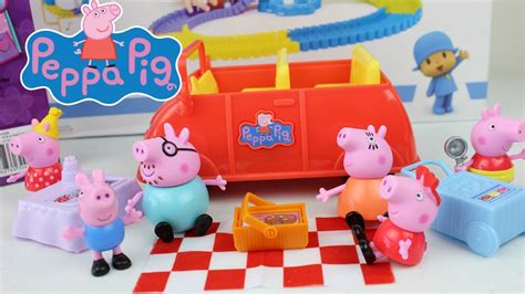 Juguetes de Peppa Pig Adventure Car with Picnick Basket Peppa Pig El ...