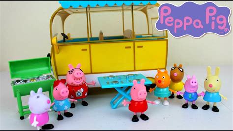 Juguetes de Peppa Pig Peppa va de paseo con Familia y Amigos Peppa Pig ...