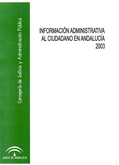 Junta de Andalucía   Información administrativa al ...