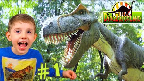 Jurassic Dinosaurs park for Children from Yegorka TV | Kids Video part ...