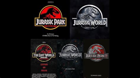 Jurassic Park 1, 2, 3, 4, 5 All Original Theatrical ...
