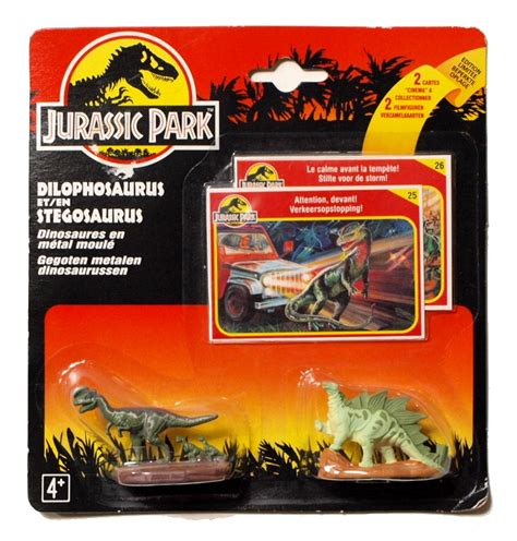 JURASSIC PARK: DILOPHOSAURUS & STEGOSAURUS   pack de 2 ...