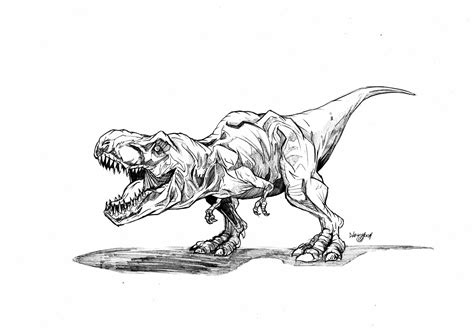 Jurassic Park Trex Colouring Pages | Jurassic world coloring pages ...