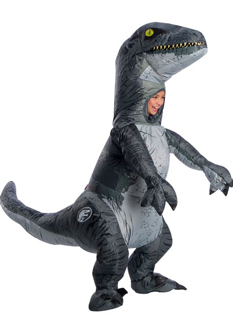 Jurassic World 2 Inflatable Blue Velociraptor Child Costume