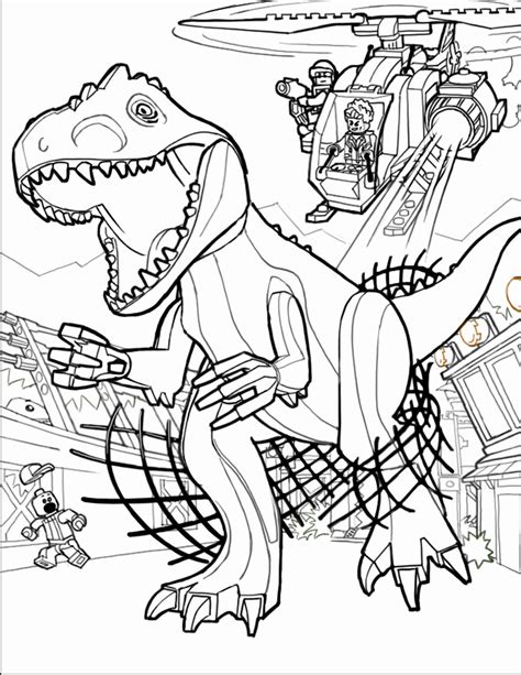 Jurassic World 5 Coloring Pages   Jurassic World Coloring Pages ...