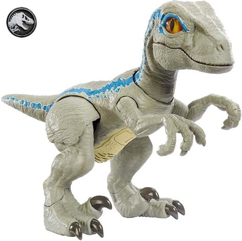 Jurassic World Baby Blue Dino Velociraptor – Mattel ...