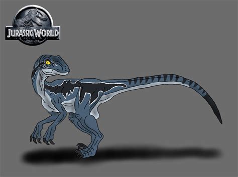 Jurassic World: Blue the Velociraptor by TrefRex on DeviantArt