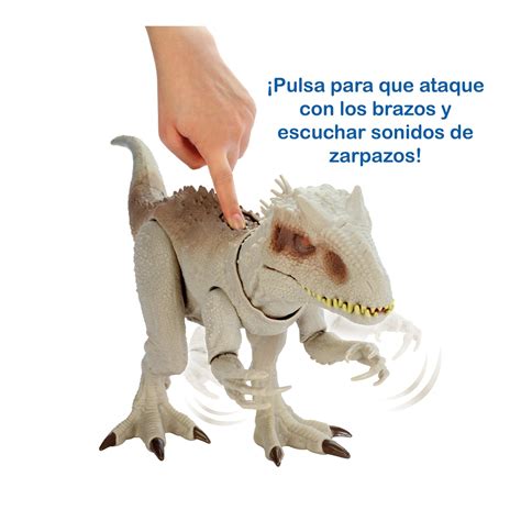 Jurassic World Dino Rivals Indominus Rex, dinosaurio de juguete para ...